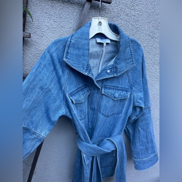 L'Academie The Camillei Jacket in Indigo Blue - Picture 9 of 11